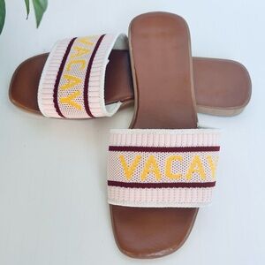 Amazon Women's Sandals - Brown and Yellow